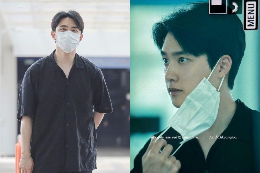 7 Potret D.O EXO Berangkat ke Indonesia untuk Konser BLOOM, Paripurna!