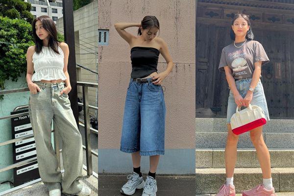 9 Padu Padan Outfit Berbahan Jeans ala Jihyo Twice, Timeless!