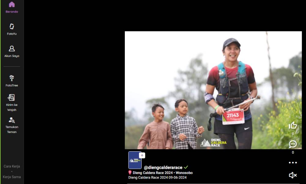 Tampilan aplikasi Fotoyu di Desktop. (Fotoyu.com)