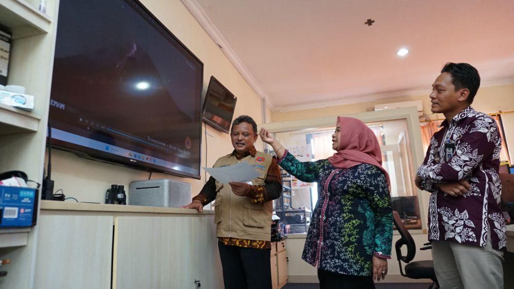 Bupati Sleman Pantau Aktivitas Merapi dan Kesiapsiagaan BPBD
