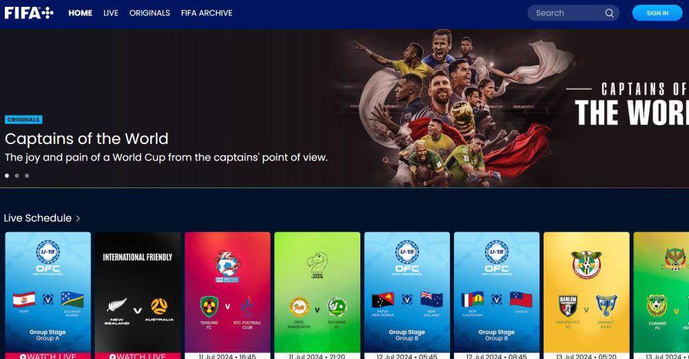 ilustrasi live streaming FIFA Plus (plus.fifa.com)