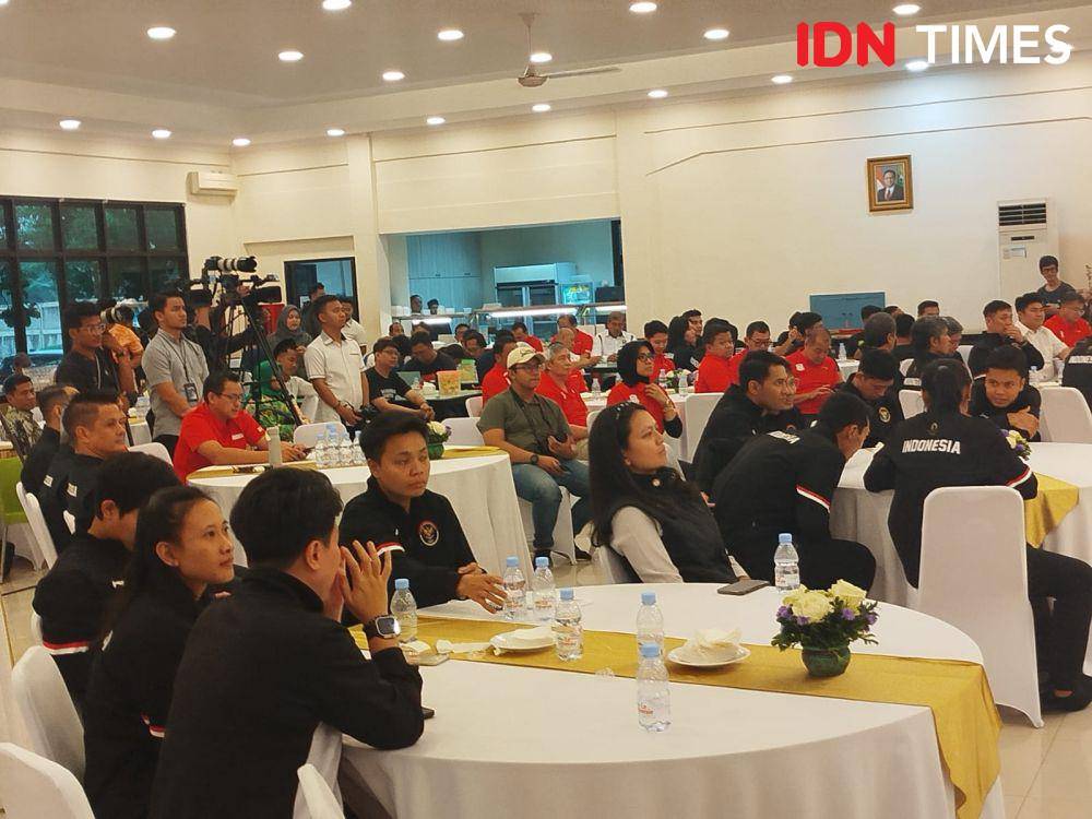 PBSI gelar doa bersama jelang Olimpiade 2024. (IDN Times/Sandy Firdaus)