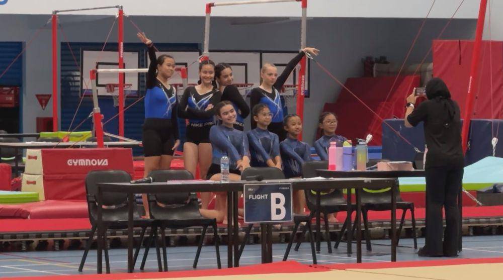 Mikhayla Bakrie lomba gymnastic (YouTube.com/Nia Ramadhani Bakrie)