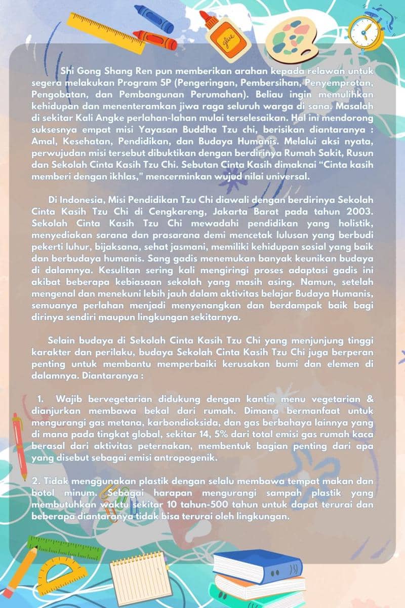 IDN Times/BAGASKARA_SMA Cinta Kasih Tzu Chi