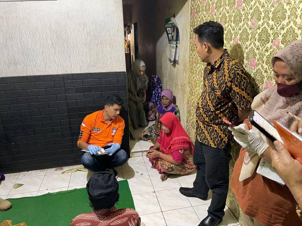 Olah TKP kematian misterius siswa SMK di Malang. (Dok. Humas Polres Malang)