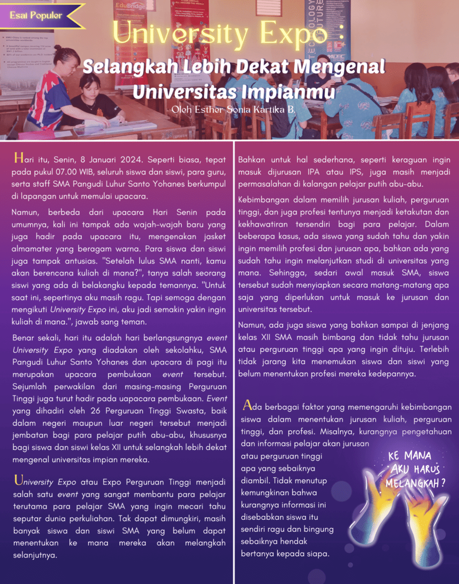 IDN Times Xplore/Tim Kreasif_SMA Pangudi Luhur Santo Yohanes