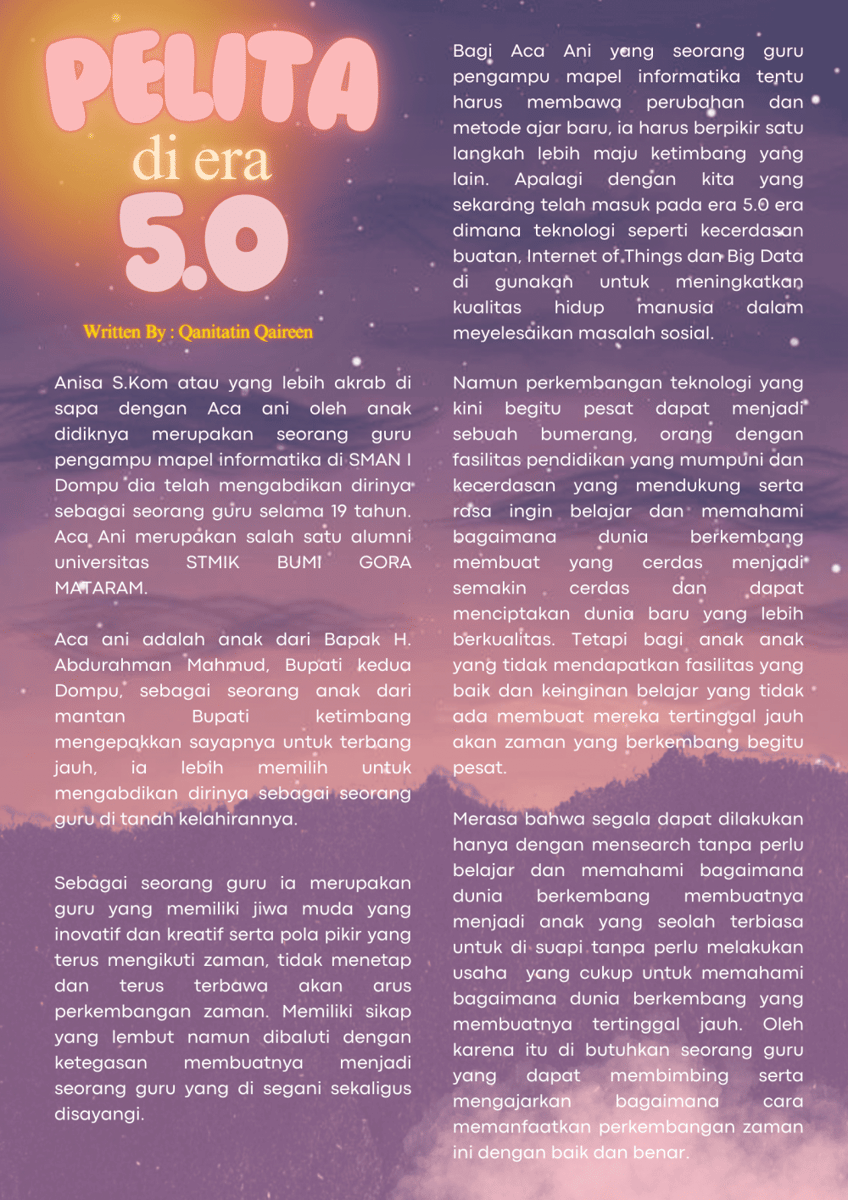 IDN Times Xplore/Aksara Naraya_SMAN 1 Dompu