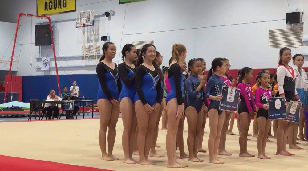 Mikhayla Bakrie lomba gymnastic (YouTube.com/Nia Ramadhani Bakrie)