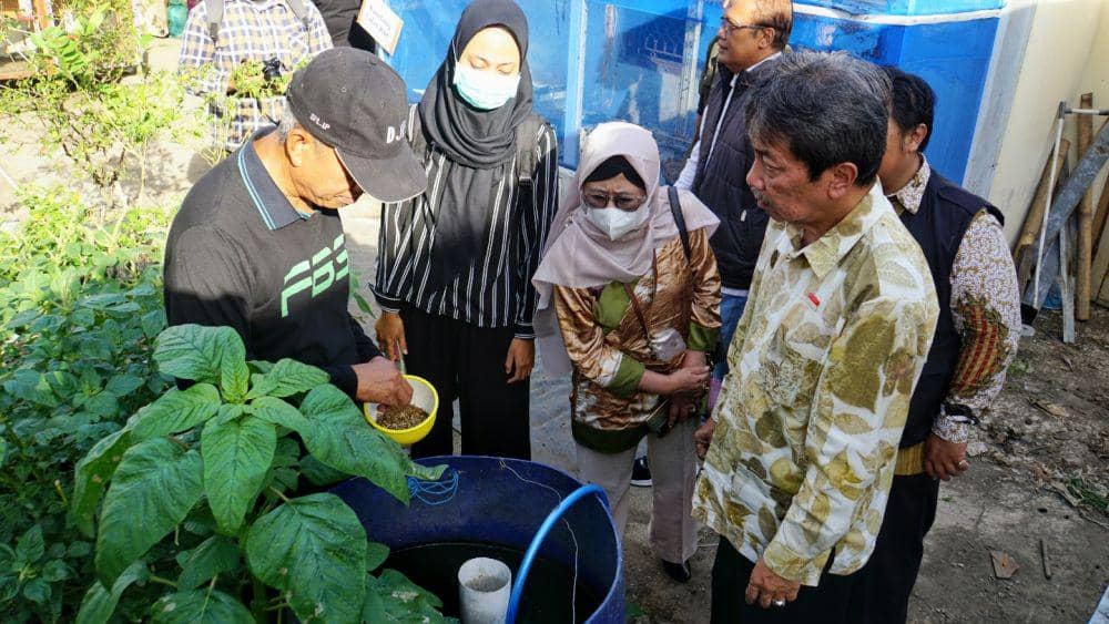 Pengelolaan sampah dengan budidaya maggot, di Kota Yogyakarta. (Dok. Istimewa)
