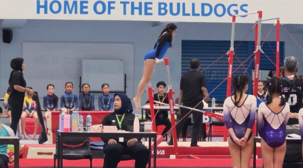 Mikhayla Bakrie lomba gymnastic (YouTube.com/Nia Ramadhani Bakrie)