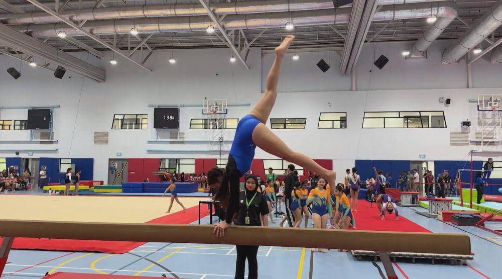 Mikhayla Bakrie lomba gymnastic (YouTube.com/Nia Ramadhani Bakrie)