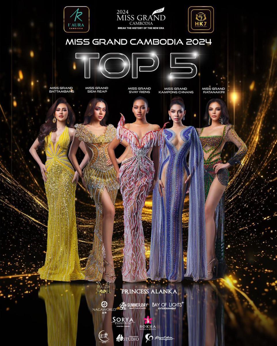 Potret Top 11 Miss Grand Kamboja 2024 (facebook.com/Miss Grand Cambodia)