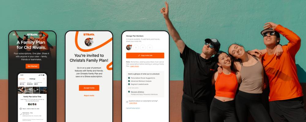Paket Strava Family Plan (press.strava.com)