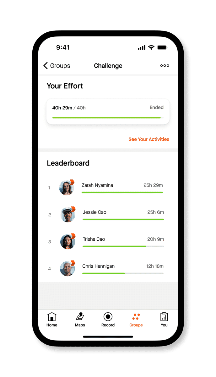 Fitur Group Challenges di Strava Family Plan (strava.com)