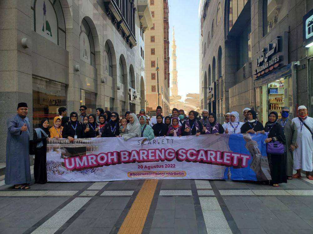 Program CSR Umroh Scarlett selama 3 tahun terakhir (Dok. Scarlett)