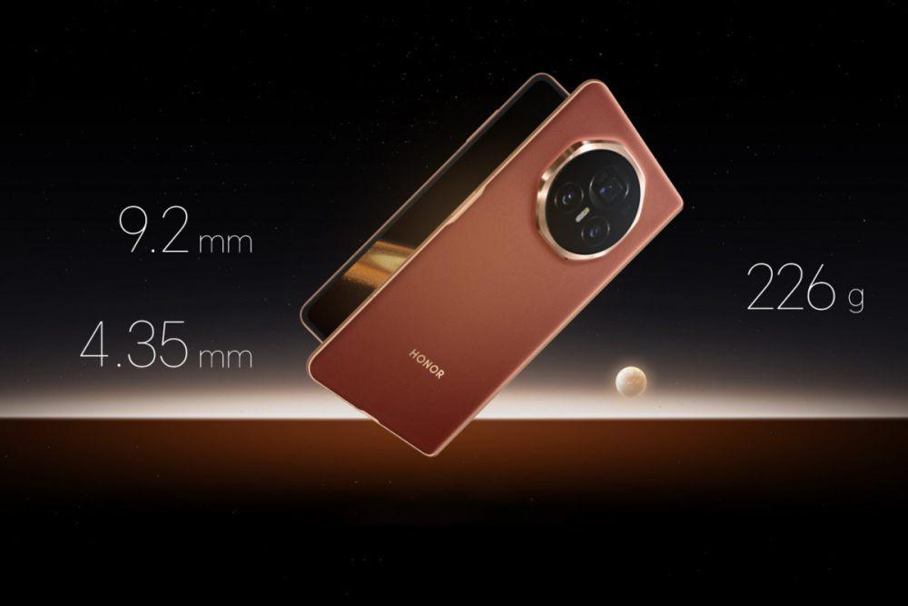 HONOR Magic V3 dengan ketebalan 9,2 mm (gsmarena.com)