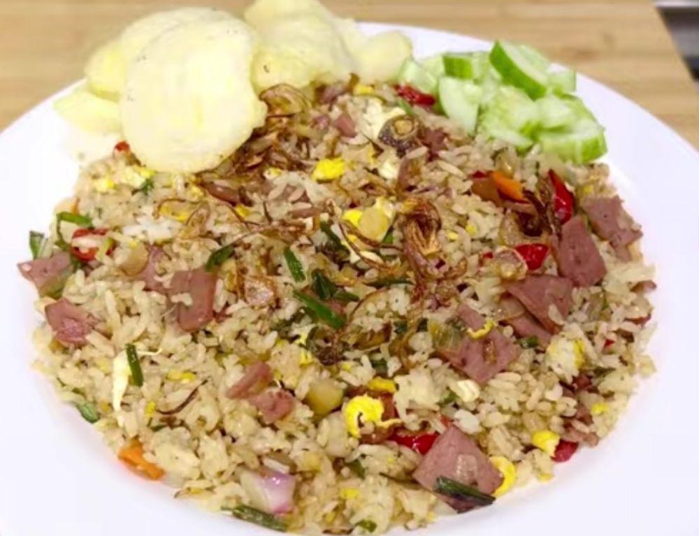 Resep Nasi Goreng Smoked Beef, Bikin Nambah Berkali-kali!