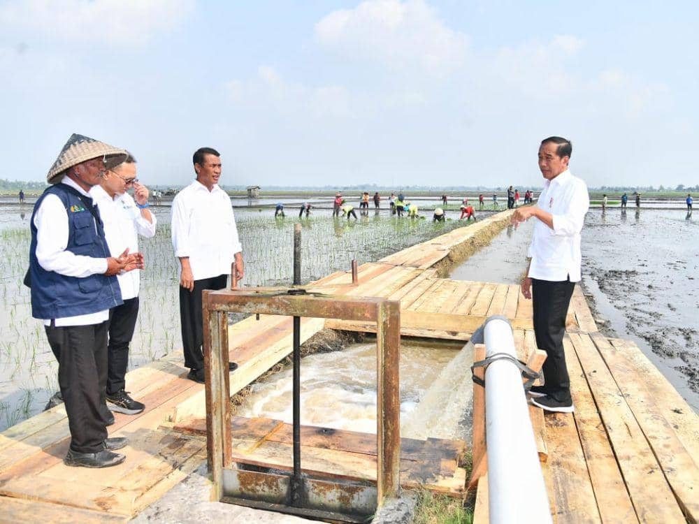 Presiden: Pompanisasi Solusi Tepat untuk Antisipasi Kekeringan Panjang