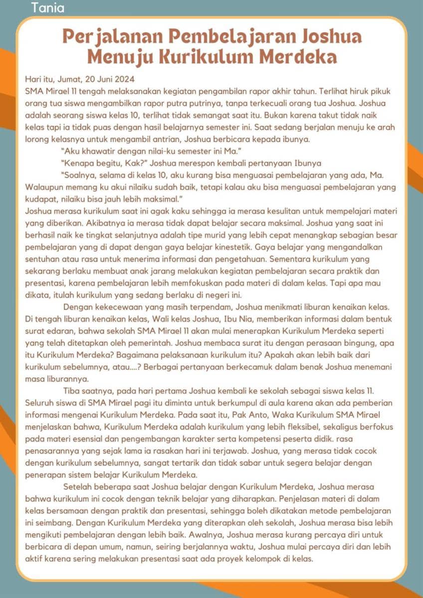 IDN Times Xplore/Orchid Ricci_SMA Ricci 2