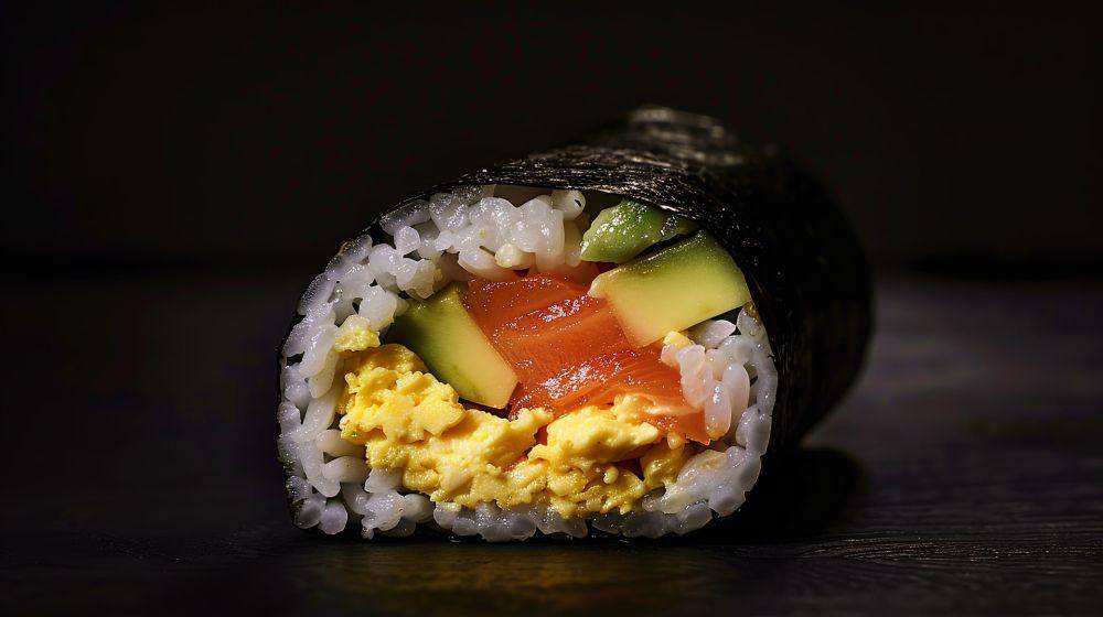 ilustrasi sushi roll (vecteezy.com/sappi1004)