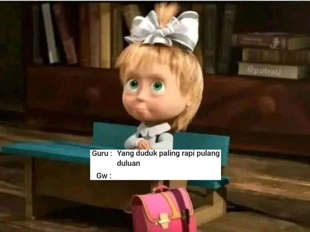 7 Meme Kejadian Lumrah di Kelas, Paling Seru kalau Guru Lagi Rapat?