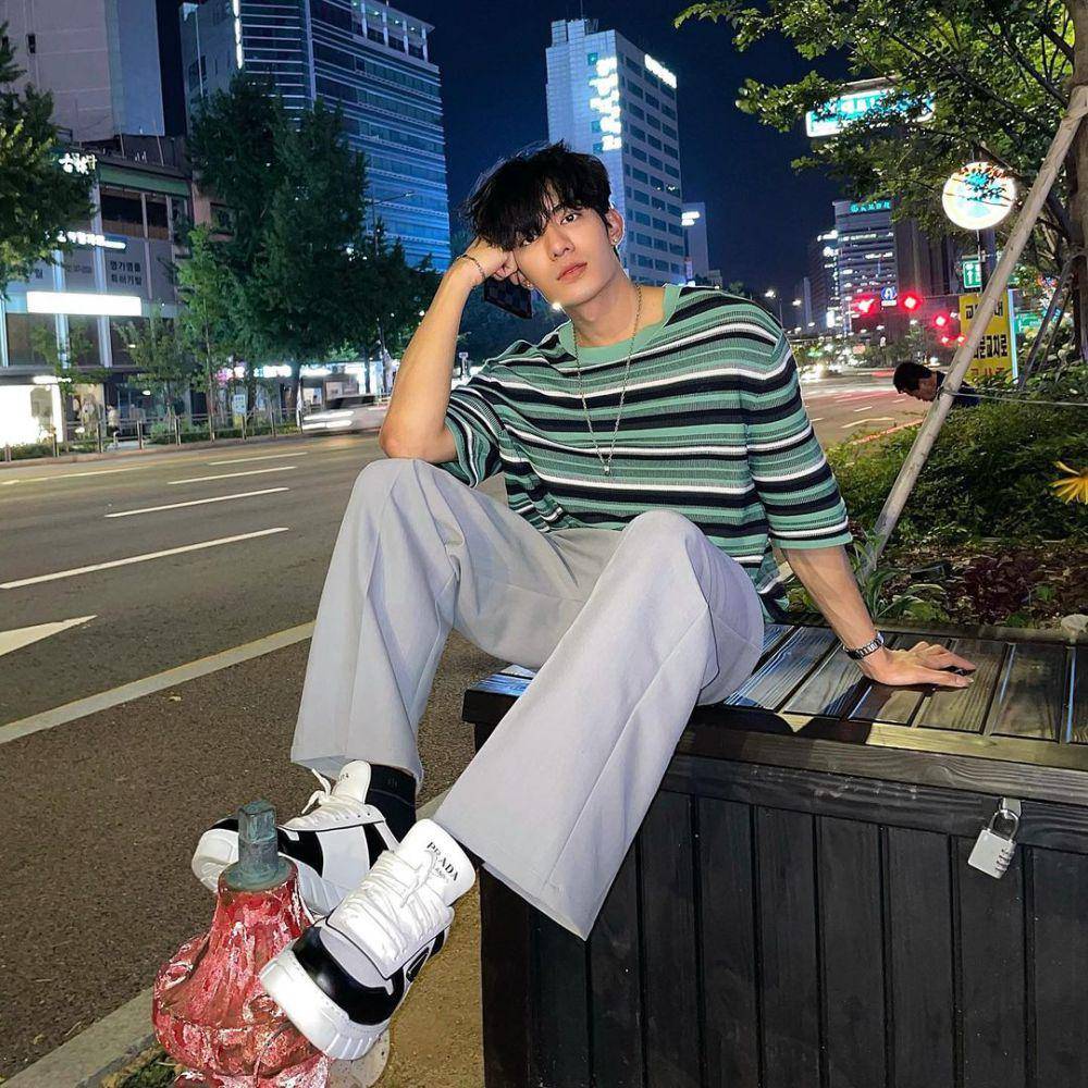 outfit soft boy ala Net Siraphop (instagram.com/net_siraphop)