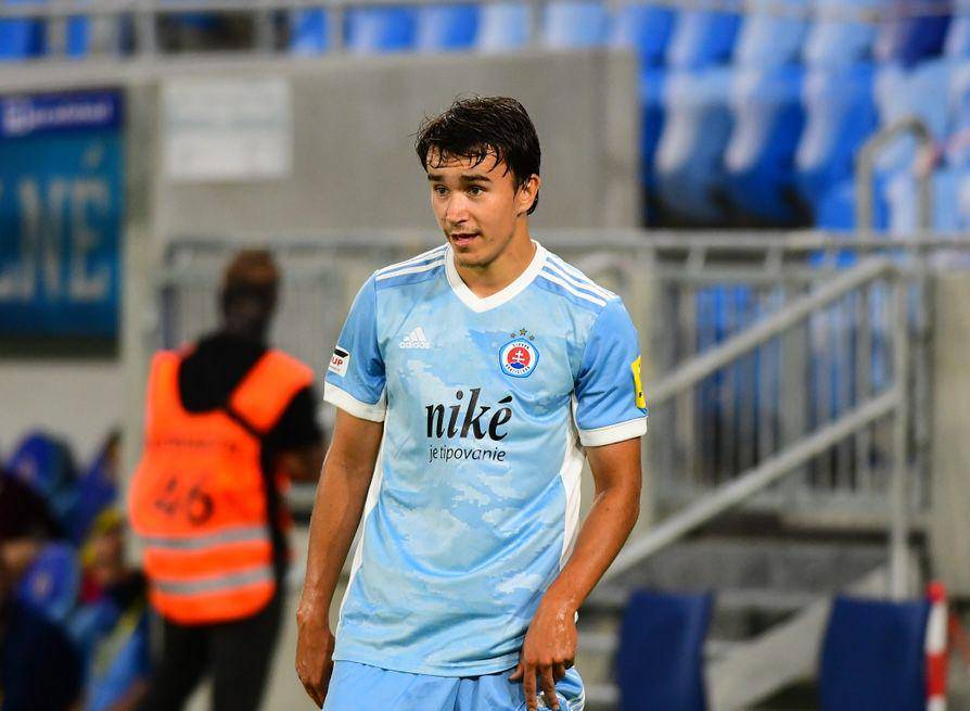 David Strelec saat membela Slovan Bratislava. (skslovan.com)