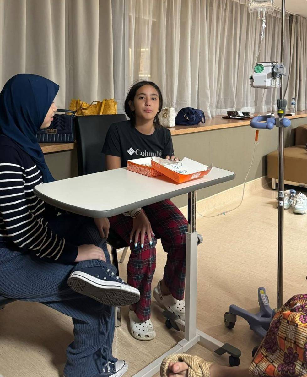 potret Nia Ramadhani dirawat di RS bareng anak (instagram.com/ramadhaniabakrie)