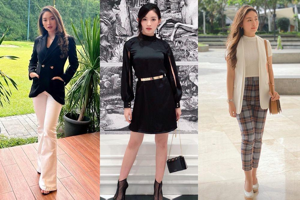 9 Inspirasi Outfit Ngantor ala Natasha Wilona, Modis dan Elegan!