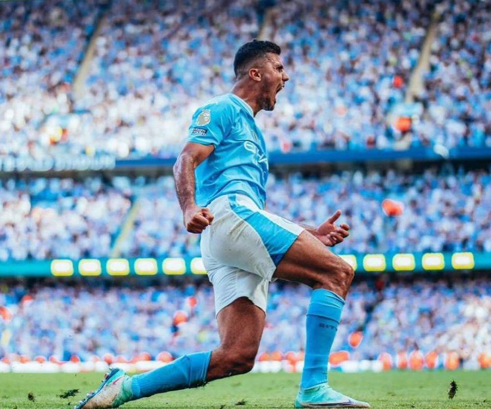 Rodri saat bermain bersama Manchester City. (instagram.com/officialrodri166)