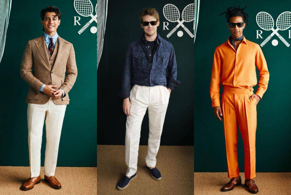 Potret Nic Kaufmann, Joe Alwyn, dan Sharl dengan Polo RL di Wimbledon 2024 (instagram.com/poloralphlauren)