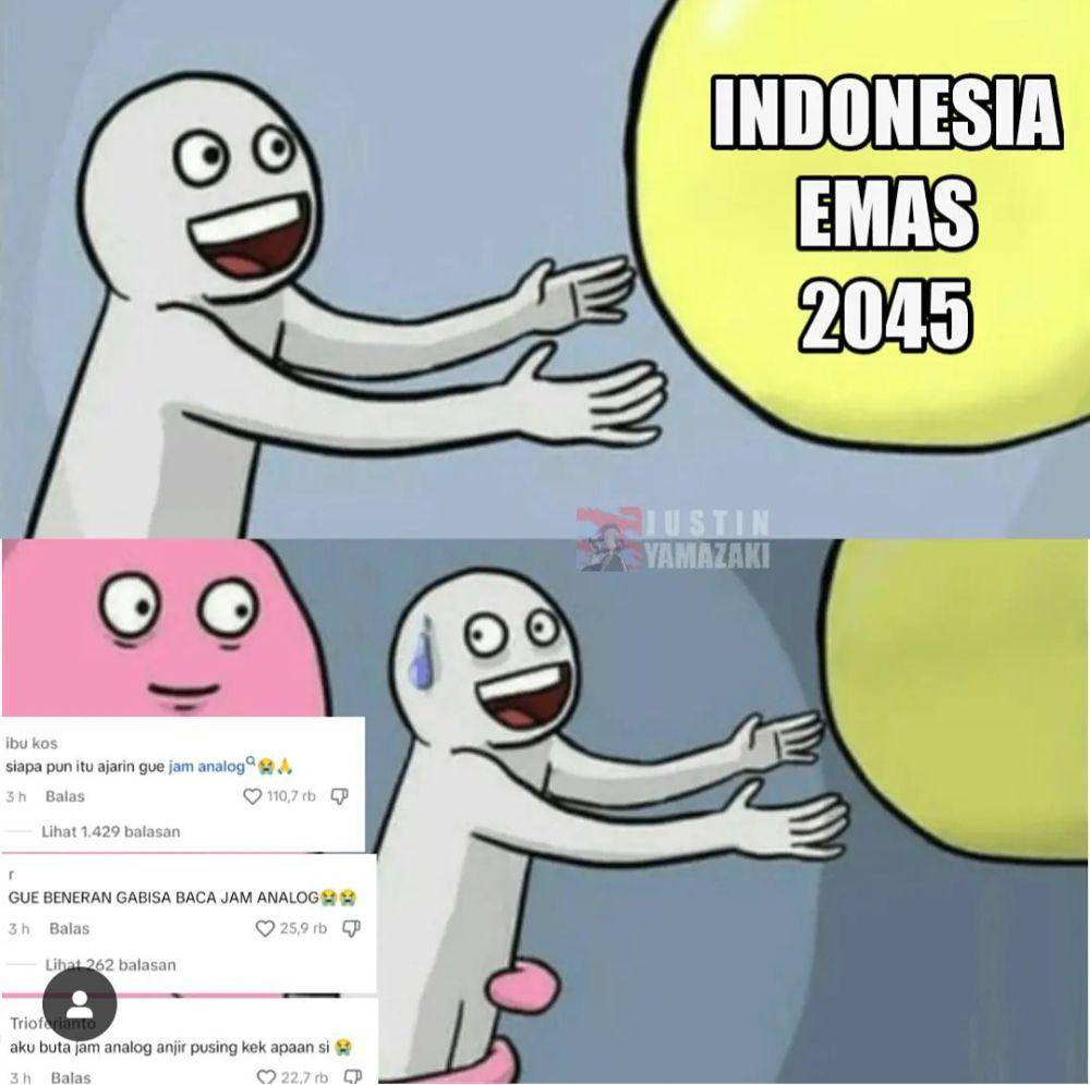 meme Indonesia Emas (instagram.com/justinyamazaki)