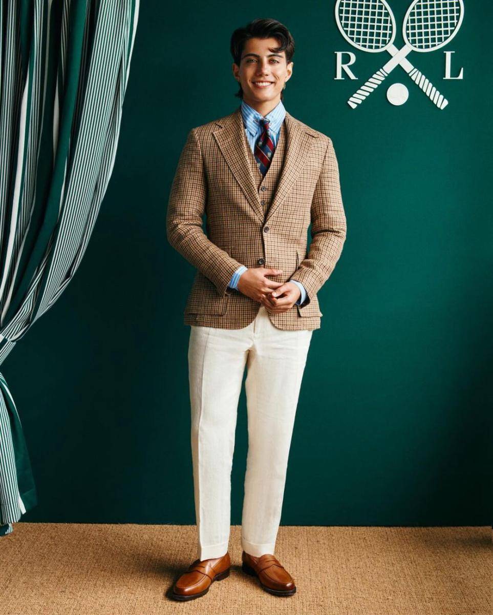 Gaya preppy seleb pria di Wimbledon 2024 (instagram.com/ralphlauren)