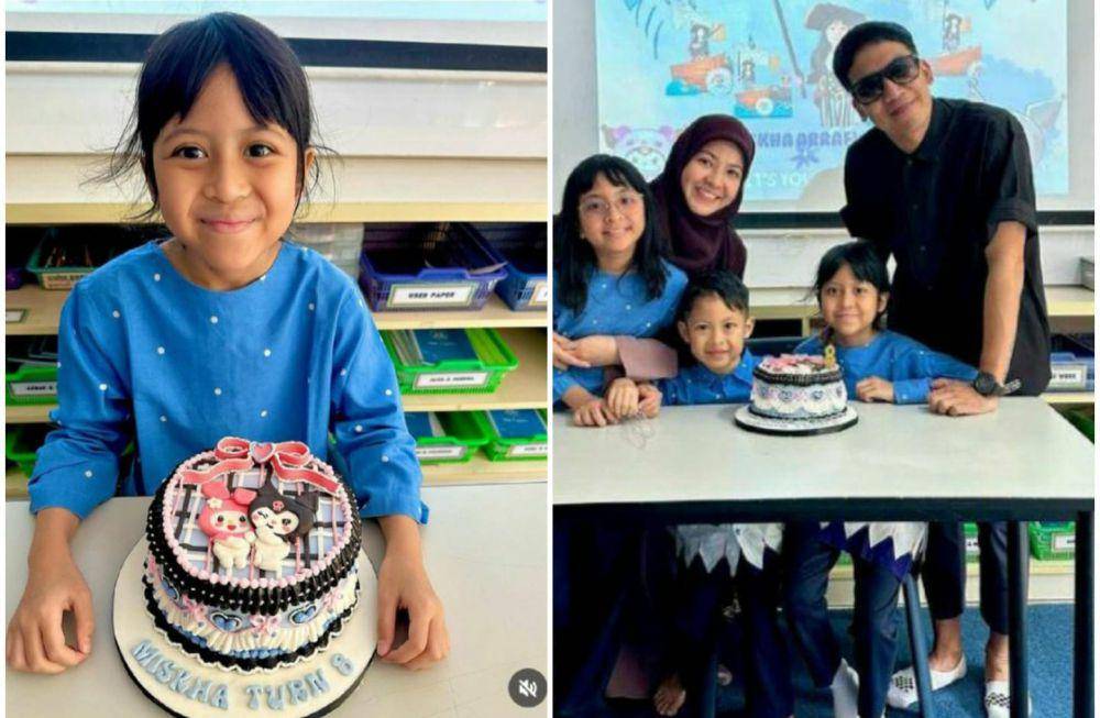 potret perayaan ultah Miskha di sekolah bareng Desta dan Natasha (instagram.com/desta80s)