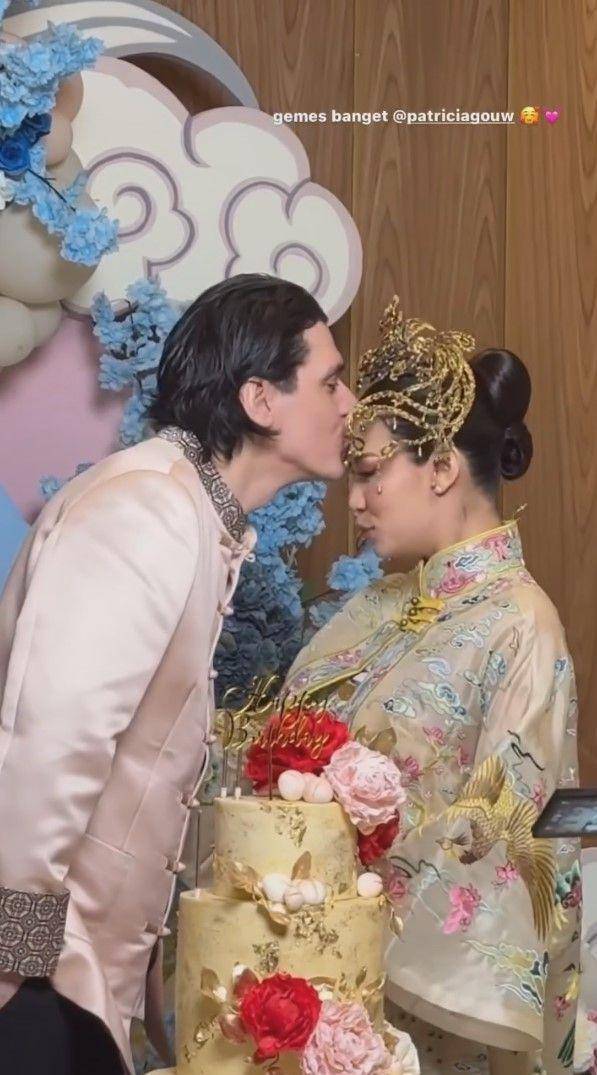 potret gender reveal Patricia Gouw (instagram.com/patriciagouw)