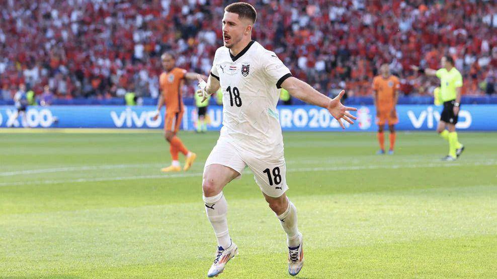 Austria menang 3-2 atas Belanda di Euro 2024. (uefa.com)