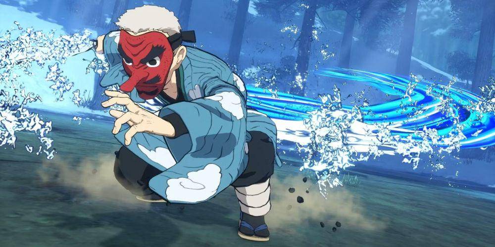Sakonji Urokodaki karakter Demon Slayer: Kimetsu no Yaiba (dok. Koyoharu Gotoge, SHUEISHA, Aniplex, ufotable/Demon Slayer: Kimetsu no Yaiba)