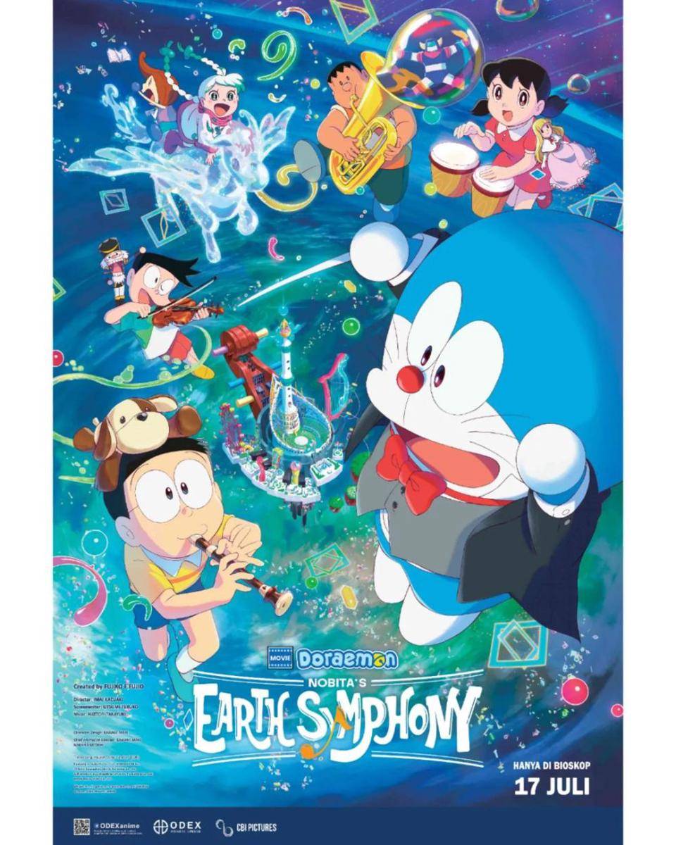 Poster film Doraemon the Movie: Nobita's Earth Symphony (dok. CBI Pictures/Doraemon the Movie: Nobita's Earth Symphony)