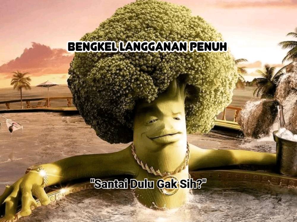 meme kejadian di bengkel (dok. pribadi/Iip Afifullah)