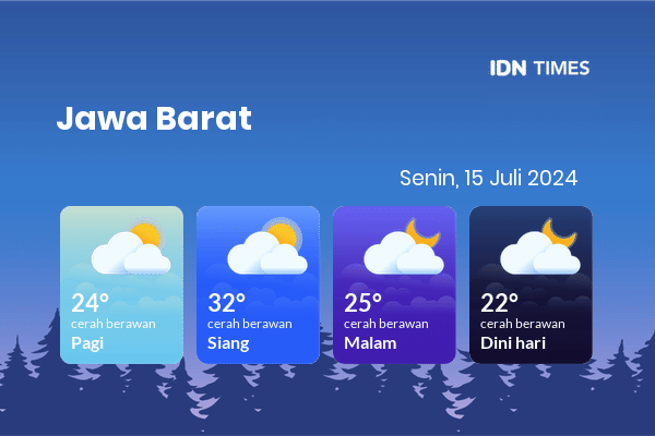 Prakiraan Cuaca Hari Ini 15 Juli 2024, Sebagian Bekasi Bakal Cerah Berawan