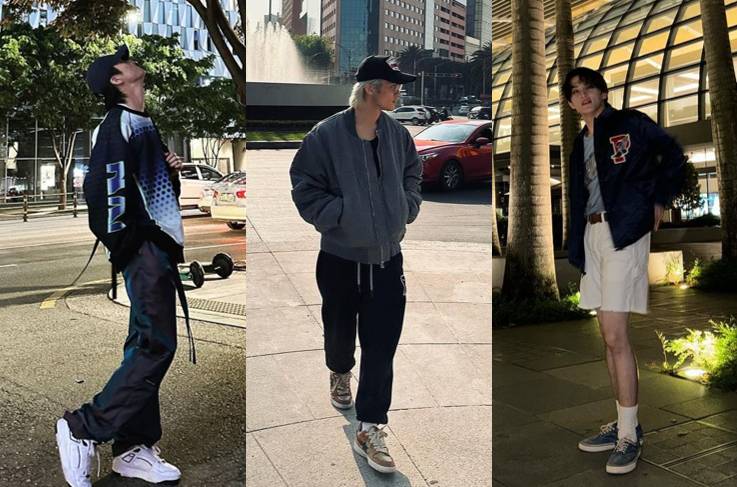 outfit street style ala Mark NCT (instagram.com/onyourm__ark)