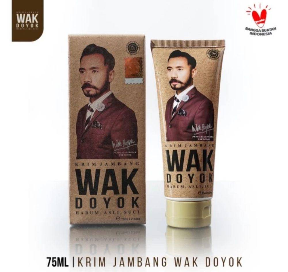 Wak Doyok Krim Jambang (tokopedia.com/@Pomade_Indo)