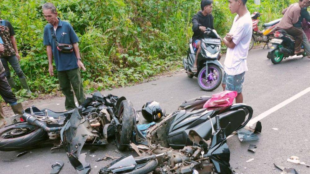 (Hendak Pergi Sekolah, 1 Pelajar SMP Tewas Usai Motor Adu Kambing) IDN Times/istimewa