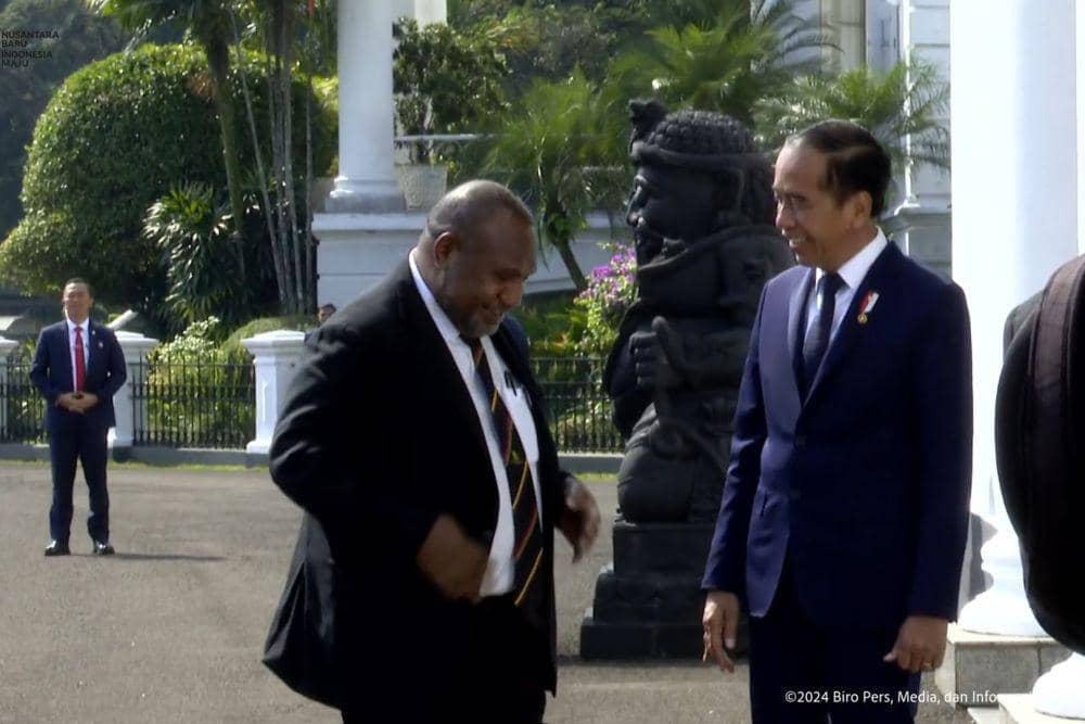 Jokowi Terima Kunjungan PM Papua Nugini, Teken Sejumlah Kerja Sama
