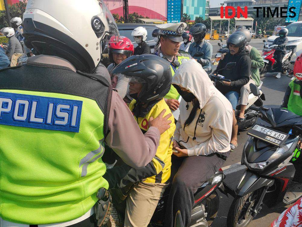 Operasi Patuh Jaya 2024 di Kota Bekasi. (IDN Times/Imam Faishal)