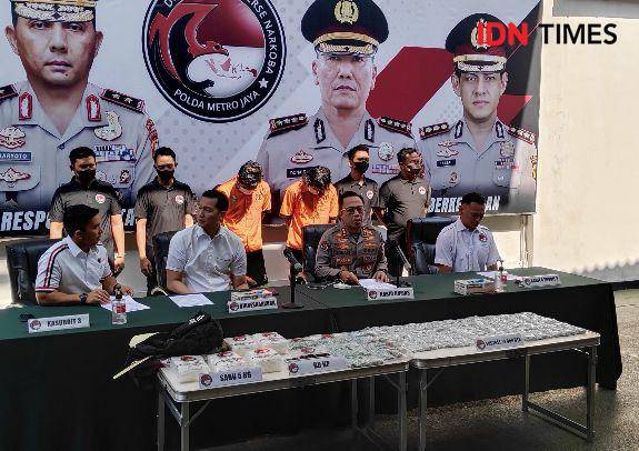 Polda Metro tangkap 2 pengedar sabu dan ekstasi di Jakut (IDN Times/Irfan Fathurohman)