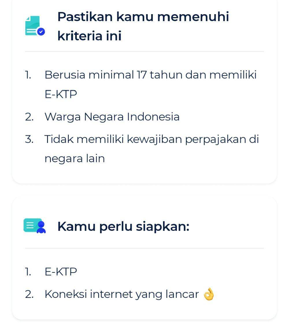 persyaratan aktivasi blu BCA (Dok. Pribadi/Muti'ah Nur Rahmah)