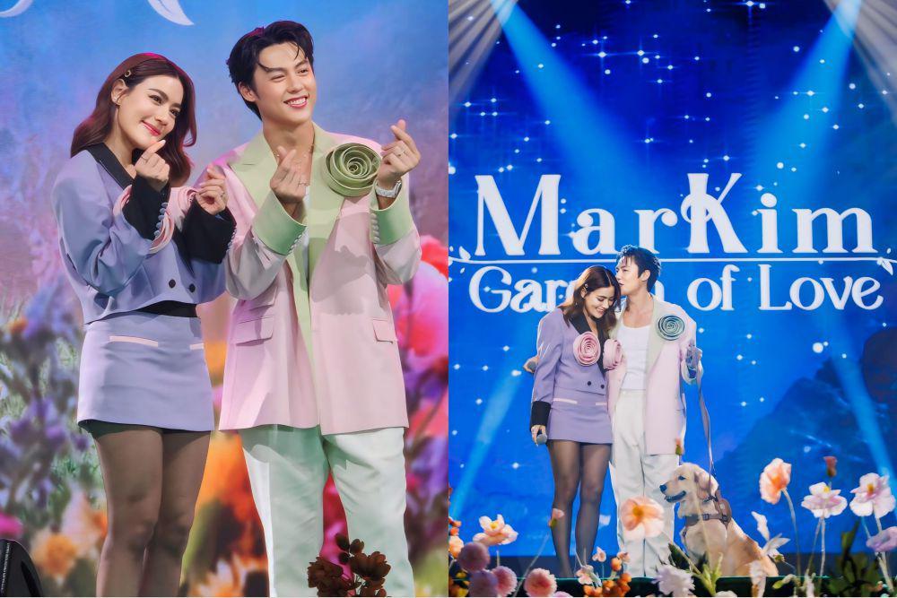 8 Potret Fan Meeting Mark Prin dan Kimmy Kimberley, Bertabur Bunga!
