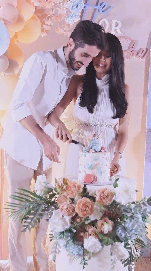 Gender Reveal Jharna Bhagwani (Instagram.com/jharnabhagwani)