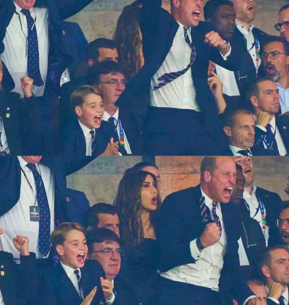 potret Pangeran William di final Euro 2024 (instagram.com/teatimewiththewales)